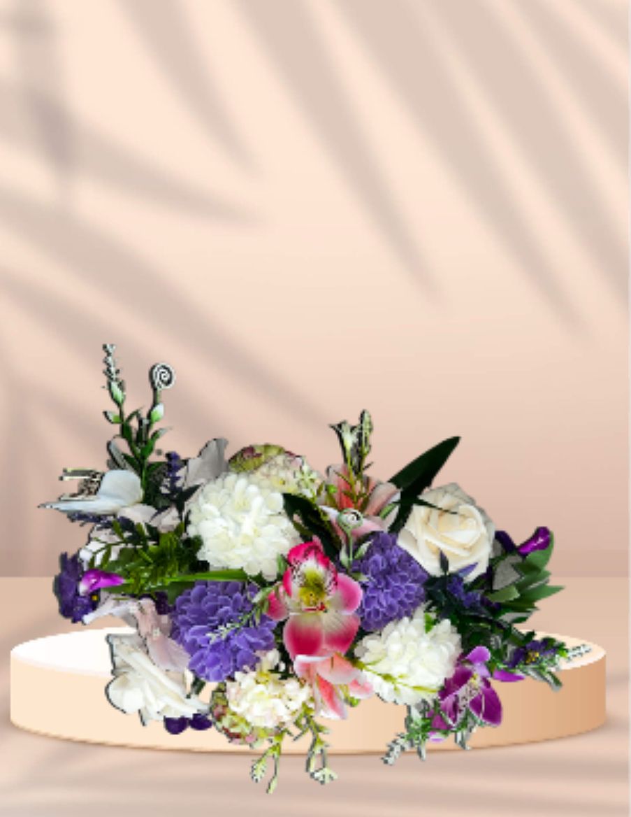 Elegant Lenteboeket – ZenZies – Tijdloze Schoonheid in Kunstbloemen!